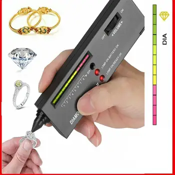 Teemant Kalliskivid Tester Pen Kaasaskantav Gemstone Valija Vahend, LED Indikaator, Täpne, Usaldusväärne Ehted Test Vahend Dropship