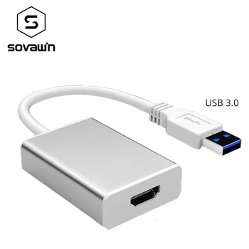USB 3.0 HDMI-Ühilduva Video Graphic Adapter 1080P Sülearvuti PC-USB-HDMI-ühilduv Kaabel Ekraan TV Projektor