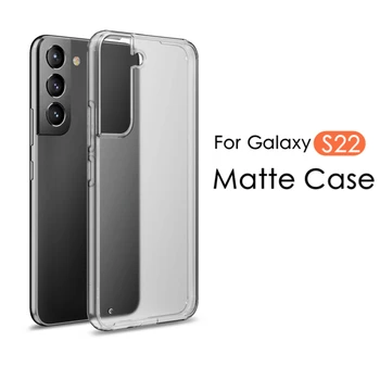 Ultra Õhuke Matt Case For Samsung Galaxy S22 Ultra Plus 5G tagakaas S 22Ultra Juhul TPÜ Kaitseraua Kest Galaxy S22Pro S22+
