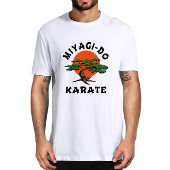 Unisex 100% Puuvill Miyagi Ei Jo Inspireeritud Karate Kid Kunsti Retro Lahe Meeste Uudsus T-Särk Naiste Vabaaja Streetwear ELI Suurus Tee