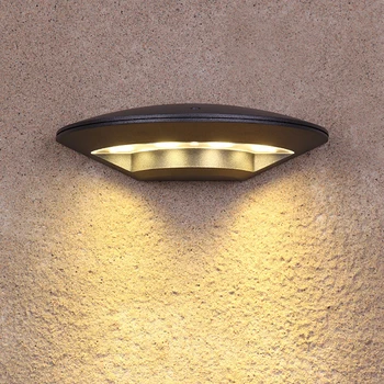 Väljas Veekindel, Tuulekindel välisvalgustus Alumiiniumist 4 LED Aed, Terrass Kõrvale välisuks Teenetemärgi Sconce Seina Tuled AC85-265V